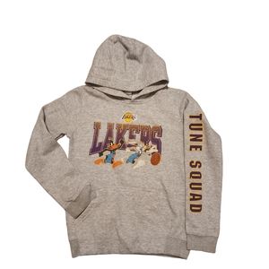 LAKERS Tune Squad Space Jam NBA Kids Sz. 10/12 Hoodie